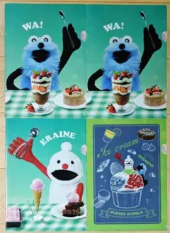 パペットスンスン クリアファイル 4枚セット③