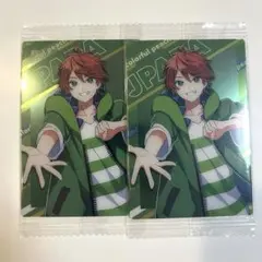 カラフルピーチ じゃぱぱ ウエハースカード からぴち 2枚