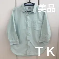【美品】ＴＫ 麻＆コットン シャツのサムネイル