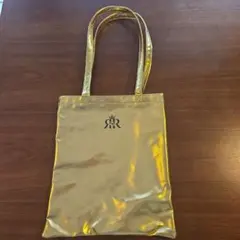 トートバッグ ゴールド ロゴ入り