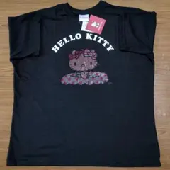 Hello Kitty ラインストーン Tシャツ ブラック Lのサムネイル