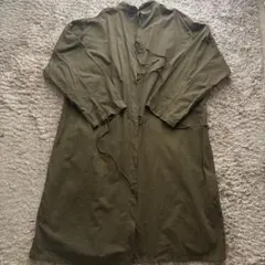 フランス軍　ヴィンテージ ミリタリーワンピ サージカル ガウン カーキ