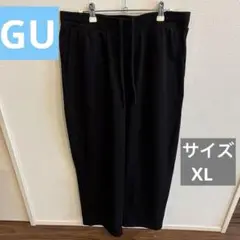GU カットソーバギーパンツ　黒　XL