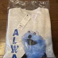 新品未使用　GU ヘビーウェイトスウェットプルオーバー パペットスンスン　XL