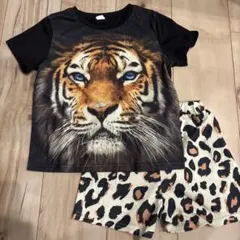 SHEIN アニマルTシャツボトムスセットアップ110のサムネイル