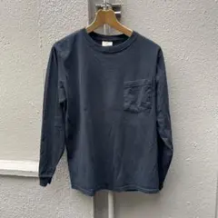 Goodwear 長袖 ポケットTシャツ ブラック Mサイズのサムネイル