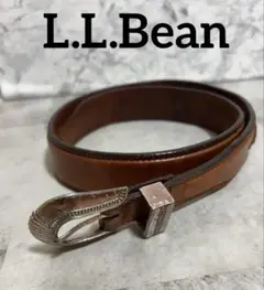 L.L.Bean レザーベルト 90s vintaga ブラウン y2k