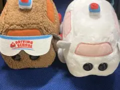 プイプイモルカー Driving school でっかいぬいぐるみ
