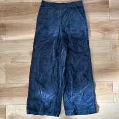 UNIQLO C コーデュロイワイドパンツ ブルー