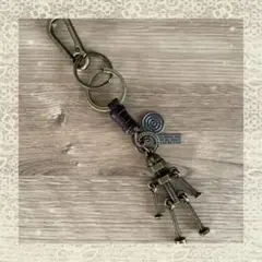 ❖ヴィンテージ風 ロボット キーホルダー カラビナ付