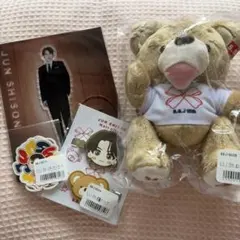 志尊淳 グッズ アクスタ ぬいぐるみキーホルダー 前髪クリップ ビーズ