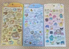 【正規品】うるちゅるポップシールサンリオ 3種 新品未開封 ①