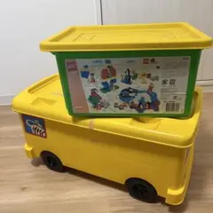 H*す様 レゴブロック なかよし動物バス イエローバス セット