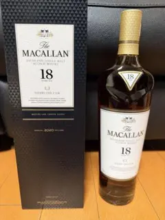 The Macallan 18年 シェリーオークカスク 2020年