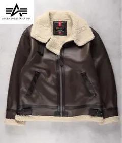 ALPHA ムートンジャケット　美品 Alpha Industries 20％OFF SALE ALPHA アルファ B3 TA1689