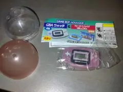 GBA ウォッチ　時計　クリアピンク　キーホルダー　　未使用品　ガチャ