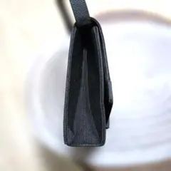 ブラックフォーマルバッグ ストライプデザイン付属黒模様入トート布バッグ