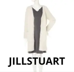 美品♡ジルスチュアート　フラッフィーフェザービジューカーディガン