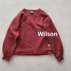 ウィルソンWilson トレーナー　レッド　Ｍ〜L .aのサムネイル