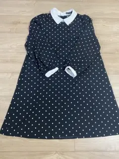 HUDSON honey ドット柄ワンピース