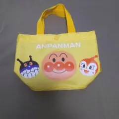 アンパンマン ミニトートバッグ イエロー（アンパンマンばいきんまんドキンちゃん）