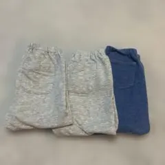 UNIQLOベビーロングパンツ 3点セット80サイズ