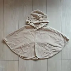 【COMME CA FOSSETTE】リバーシブルアニマルプリントマント