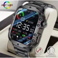 【新品/未使用】LAXASFIT 大画面スマートウォッチ