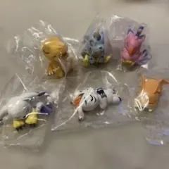 【匿名配送】デジモンアドベンチャー　おやすみ隊　6種　セミコンプリート