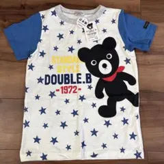 【新品タグ付き】DOUBLE.B Tシャツ　130センチ