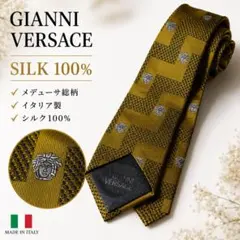 GIANNI VERSACE シルクネクタイ メデューサ柄 伊製のサムネイル