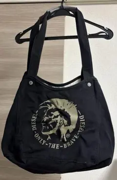 DIESEL ONLY THE BRAVE ブラックトートバッグ