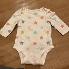 ギャップ　星柄　長袖　ロンパース　カラフル
