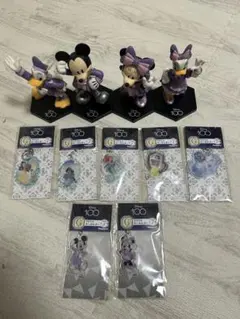 Disney 100周年 フィギュア＆アクリルキーホルダーセット