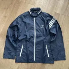 入手困難【アディダス】adidas デサント製　ナイロンジャケット　黒　中綿　Ｍ adidas アディダス メンズ レディース 中綿ジャケット M ESS 3S