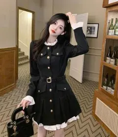 大きいサイズ レディース 秋　冬 ワンピース　新品 長袖　春