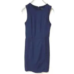 【フォーエバーニュー FOREVER NEW】ワンピース　フレア　可愛い　紺色S