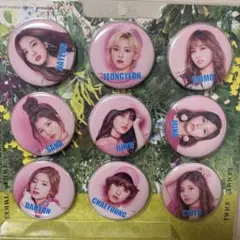 #TWICE 缶バッジセット 9個