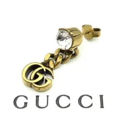 美品✨グッチ ピアス マーモント クリスタル 喜平 ゴールド GG 片耳のサムネイル