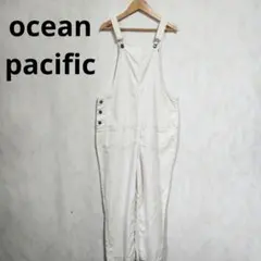 美品 oceanpacific ホワイト サロペット オーバーオール Ｍのサムネイル