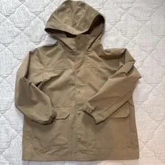 ユニクロ　フード付きベージュジャケット 120