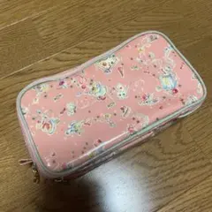 アンティーク柄　ペンケース ポーチ　メイクポーチ