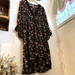 axes femme アクシーズファム 花柄ワンピース レース 花柄 ロリータのサムネイル