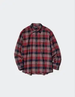 ユニクロ　フランネルチェックシャツ