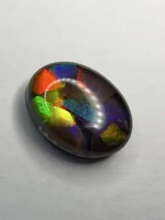 超希少石　ブラックオパール　ハーレクイン　2.030ct No.310