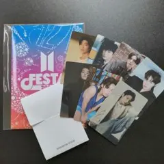 未発売2025 BTS FESTA バンダナ トレカ7人セット 日本語パンフ付