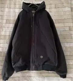 BERNE ベルン アクティブジャケット 裏地キルティング ブラック L