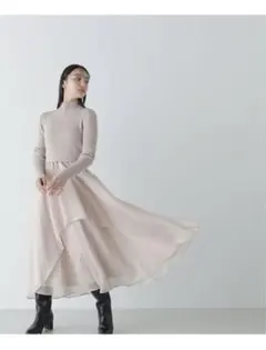 【りんご様】ナチュラルビューティベーシック オーガンジードッキングニット