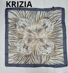 KRIZIA クリッツア スカーフ トラ ネイビーのサムネイル