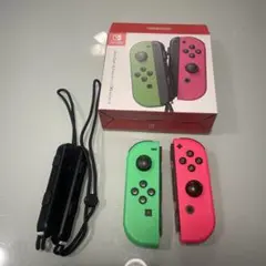 Switchコントローラージャンク品　箱、ストラップ付き